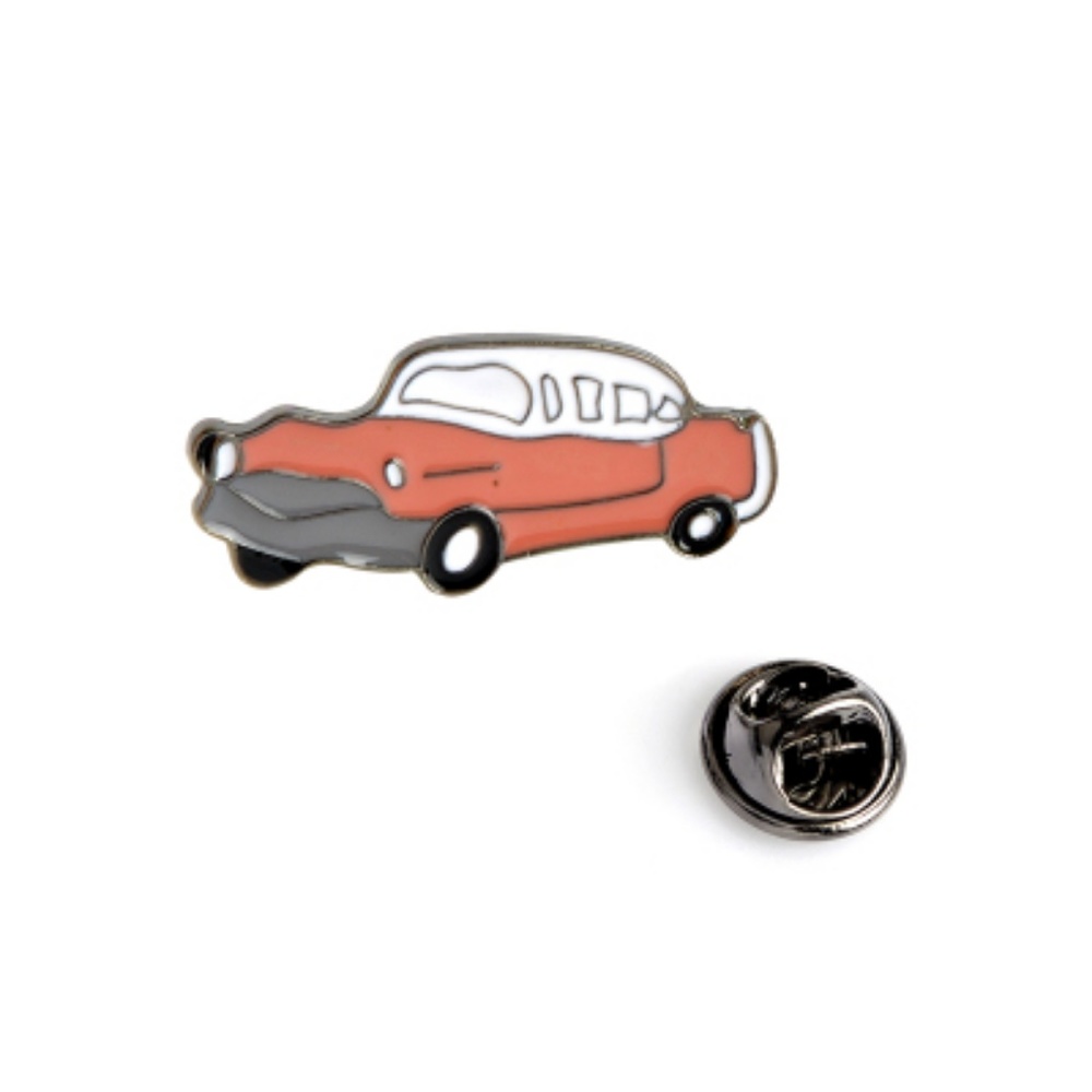 Cool Vintage Car Flower Enamel Pins - Picture 4 of 8